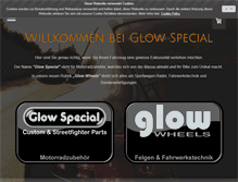 Tablet Screenshot of glow-special.de